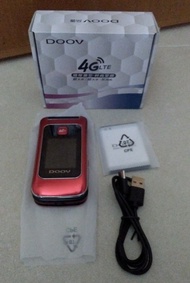 DOOV 4G flip phone 99% 新