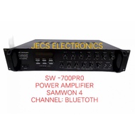 SAMWON POWER AMPLIFIER SW-700PRO BLUETOTH CONNECTION 4 CHANNEL