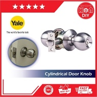 KNN-DIY  Yale CA4147 Entrance Cylindrical Door Knob Set Satin Stainless Steel *HEAVY DUTY*