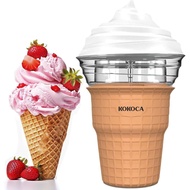 Electric Ice Cream Maker Machine, KOKOCA Multi-Purpose Soft Serve Ice Cream Machine for Homemade Gel