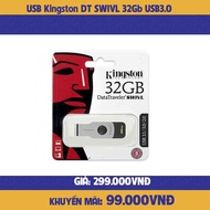 Usb 3.0 Kingston DTSWIVL 32gb /64gb /128Gb read to 100MB /s - Genuine product