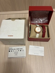 Casio Sheen 玫瑰金女裝手錶 連盒