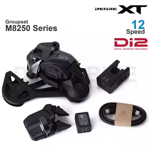 SHIMANO DEORE XT M8200 Di2 Groupset SW-M8250-R RD-M8250 EC-DN100 BT-DN320 12 Speed Original parts