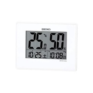 Seiko clock clip clock alarm clock girl clock radio digital calendar temperature humidity display white