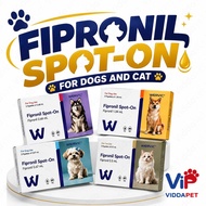 WERVIC Fipronil Spot On Flea and Lice Care for Dogs and Cats Easy Application
