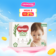 Bỉm tã dán Huggies Platinum Nature Made size M 64 miếng (6-11kg)