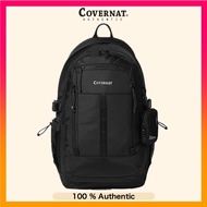 [SET] COVERNAT Solid Backpack + PVC Pouch - Black (2025 NEW)