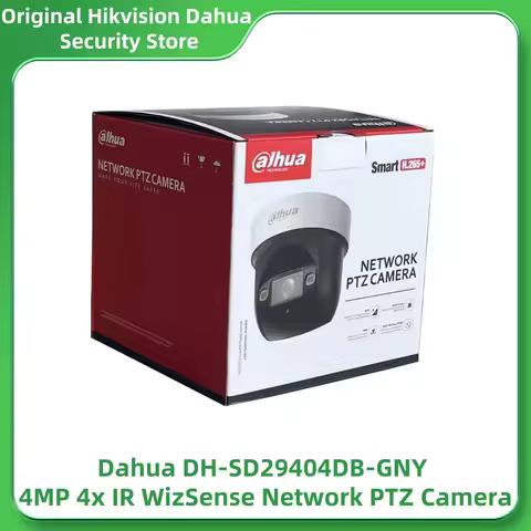 Dahua SD29404DB-GNY 4MP 2.8mm-12mm Lens 4x IR WizSense Network PTZ Camera IR 50m 4x Optical Zoom Bui