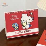 { MY Fashion }   Cute Cartoon Sanrio Hello Kitty 2026 Desktop Calendar Kawaii Anime Desktops Decorat