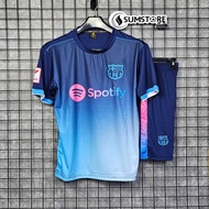 Quần Áo Bóng Đá CLB Barca Xanh Đen SV - Đồ Đá Banh Nam Nữ Vải Thun Cao Cấp 2025