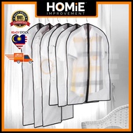 Quality Plastic Clear Suit Dust-proof Cover Suit/Dress Garment Bag Almari baju HOMiE