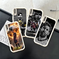 WC7 Football Messi Casing for hp Plating Realme 5i C3I C3 C20 C20A C11 C2 C2s C12 C15 C21 5s 5 2021 