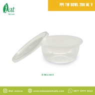 Thin wall Bowl - 200 ml ( Mangkok Plastik ) bisa microwave