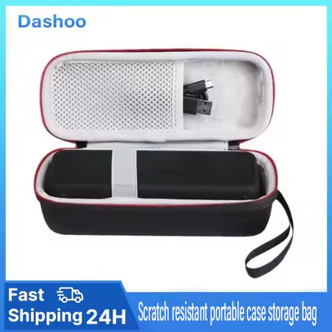 Waterproof Hard Bag Travel Case Protective Speaker Box Anti Scratch Carrying Case Storage Bag For An