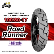 Ban Motor Ring 17 Mizzle 100/80-17 Road Runner Tubeless - Ban Tubeless Ring 17 - Ban Mizzle Baru