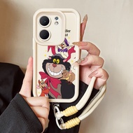 Case For OPPO A5X 4G A5X 5G Phone Cat Mouse Silicone Shockproof Strap