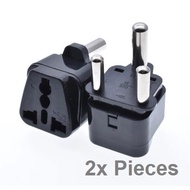 South Africa India Nepal Travel Large Type M Plug Adapter Converter UK US AU EU to 3 Prong Plug 2 Pi