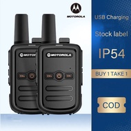 Mini Walkie Talkie MOTOROLA C51 Portable Two Way Radio PMR FRS Radio Comunicador Long range 16 channel