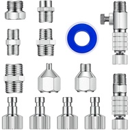 14Pcs Airbrush Adapter Set Airbrush Quick Release Disconnect Couplers Airbrush Adapter Kit Fitting C