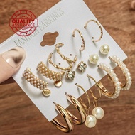 Women's Earring Creative French Retro Earring Set Set E7o6