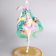 20cm Hatsune Miku Anime Future Miku Spring Clothes Rabbit Ear Pvc Action Figures Girls Model Toys Collecting Gifts For Girls