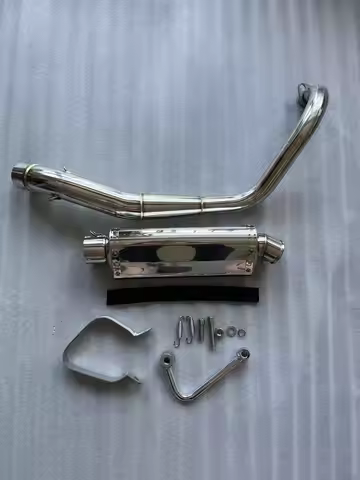 DAX Bike CT70 Stainless exhaust down pipe Muffler GOOD QUALITY shorter exhaust version for Honda DAX