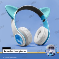 Kam luxiem ike eveland Headset Cosplay Game Props Portable Wireless Bluetooth Stereo Foldable Headset Sports Game Headset with Microphone Computer Headset Headset