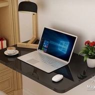 meja lipat dinding 60 x 30 cm meja laptop meja kerja meja serbaguna - putih doff 100 x 40