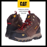 Caterpillar Men's Safety Boots Navigator Waterproof Nu Buck Leather Steel Toe P90614 Kasut Safety Boot Caterpillar Ori