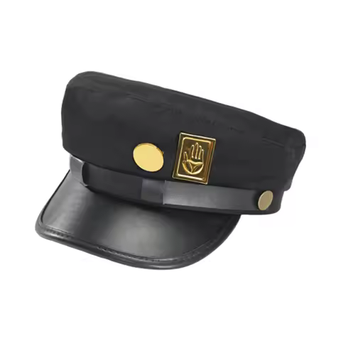 Brdwn JOJO'S BIZARRE ADVENTURE Detective Conan Unisex Kujo Jotaro Marine Hattori Heiji Cosplay Hat C