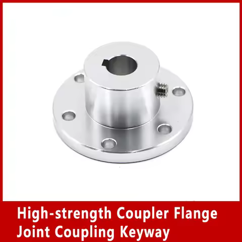 High-strength Coupler Flange Joint Coupling Keyway 8 10 12 14 15 16 18 mm for Mecanum Omni Omnidirec