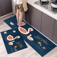 2 in 1 Kitchen Door Mat Trendy Kitchen Door Mat Cute Motif Imported UNQ207