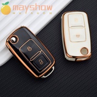 MAYSHOW Car Key , TPU Key Protector Remote Key ,  Skin Full Protection Holder Shell Cover for VW/Volkswagen /MK4/Bora/Golf 4 5 6/Jetta/Passat/Polo/Bora Car Accessories