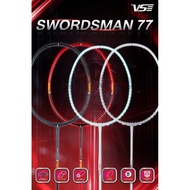 VS Swords Man 77 Badminton Racket With Strings Ready To Go Up + Wrapped Handle + Bag + 6 Warranty