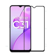 LAYAR REALME C31 TEMPERED GLASS Full Screen 9D, 11D, 21D LIST – BLACK