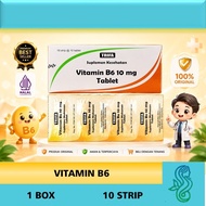 VITAMIN B6 10 MG BOX 100 tablet - VITAMIN B6 SUPPLEMENT PT TRIFA