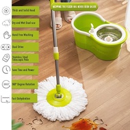 Spin Mop With Spinner and Bucket Tornado Mop 360 Easy Rotating Map Floor Mop Cleaning cloth
