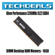 Klevv Performance 3200MHz CL22 DDR4 DIMM Desktop RAM Memory - 16GB