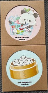 全新Mochi ❤️ Mochi Panda 硅藻土杯墊一對