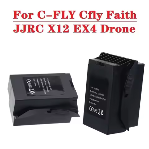 Original For JJRC X12 EX4 11.4V 3850mAh LiPo Battery for For C-FLY Cfly Faith Drone FPV RC GPS Drone