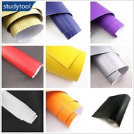 STUDYTOOL NEW 8Inch 3D 127cm 50Inch Glossy Carbon Fiber Wrap Vinyl Decal Film Sticker Car Air Releas