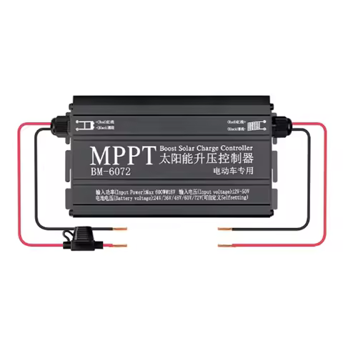 BM6072 600W MPPT Boost Solar Charge Controller For 24V 36V 48V 60V 72V Battery System Solar Panel 12