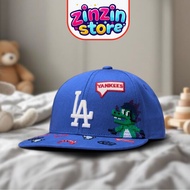 Funny cartoon blue MLB LA children's baseball cap for children kids cap kids hat kids cap girl kids 