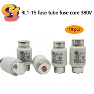 [Ready Stock Supply] 10pcs Ceramic Fuse RL1-15 Fuse Tube Fuse 380V 2A 4A 5A 6A 10A 15A
