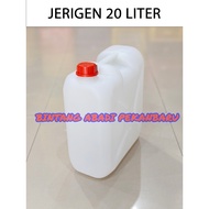 20 Liter Jerry Can with Seal + Double Thick Lid 20L White Jerry Can/