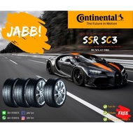 275/40R18 Continental SC3 SSR Year 19 (Runflat) 1 Tire Car Runflat Sports Tires Rim 18