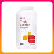 GNC三倍強效卵磷脂 (1200毫克每份)360粒新包裝  磷脂酰膽鹼 非轉基因 心腦血管護肝補腦 健忘 平行進口  (效期:12/2027*)