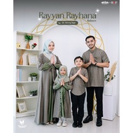 ATTIN - Rayyan Rayhana Shinning Sage SARIMBIT/ Attin 2025 FAMILY Couple/ - IED SERIES FAMILY SET EID