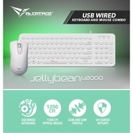 Alcatroz Combo Keyboard & Mouse Wired Jellybean U2000 - Peach