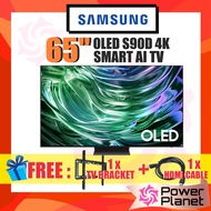 [FREE TV BRACKET & HDMI CABLE] Samsung 65" OLED S90D 4K Smart AI TV QA65S90DAKXXM UHD Ultra HD